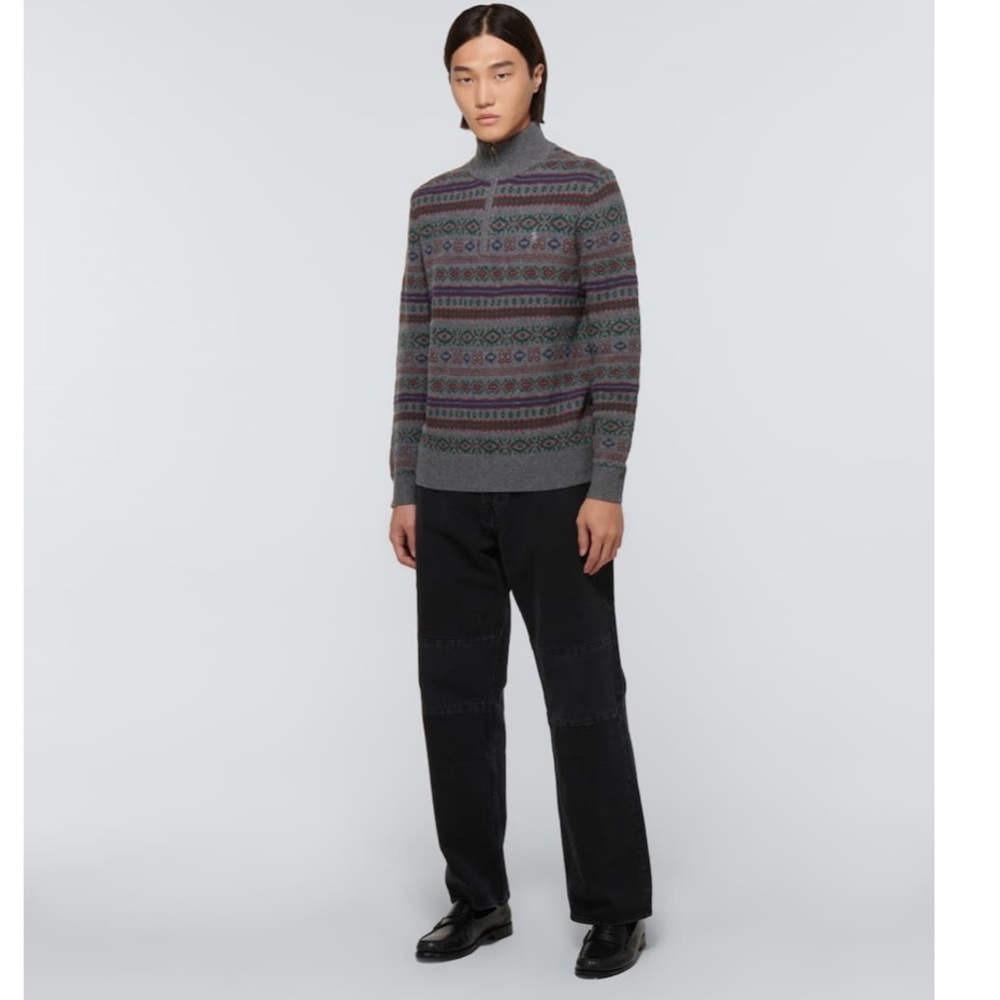 NWT Polo Ralph Lauren Wool & Cashmere Fair Isle Sweater